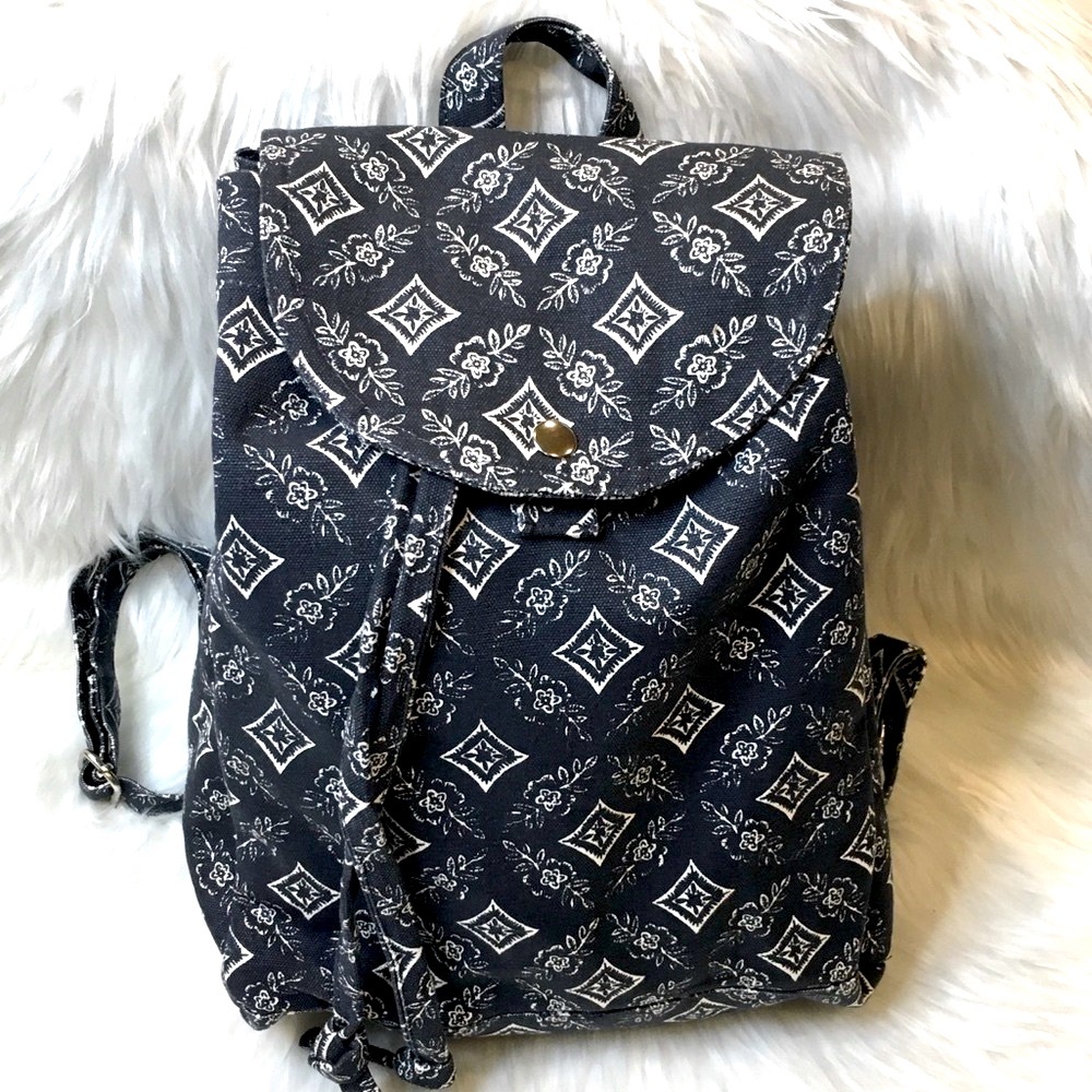 Hemlock | Blue Canvas Backpack